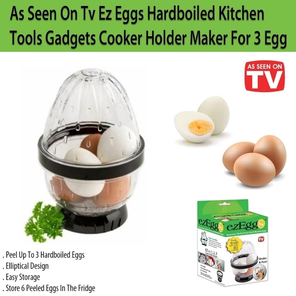 NEW EZ Eggs Hard Boiled Egg Peeler Handheld Specialty Kitchen Tool As Seen On TV - Picture 2 of 12